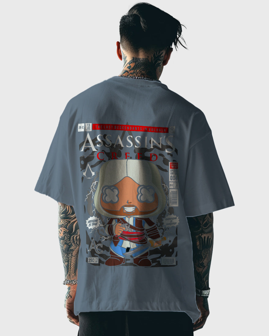 Mens Oversized Tshirt Movies Assasins