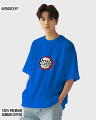 Mens Oversized Tshirt Anime Demonslayer 1