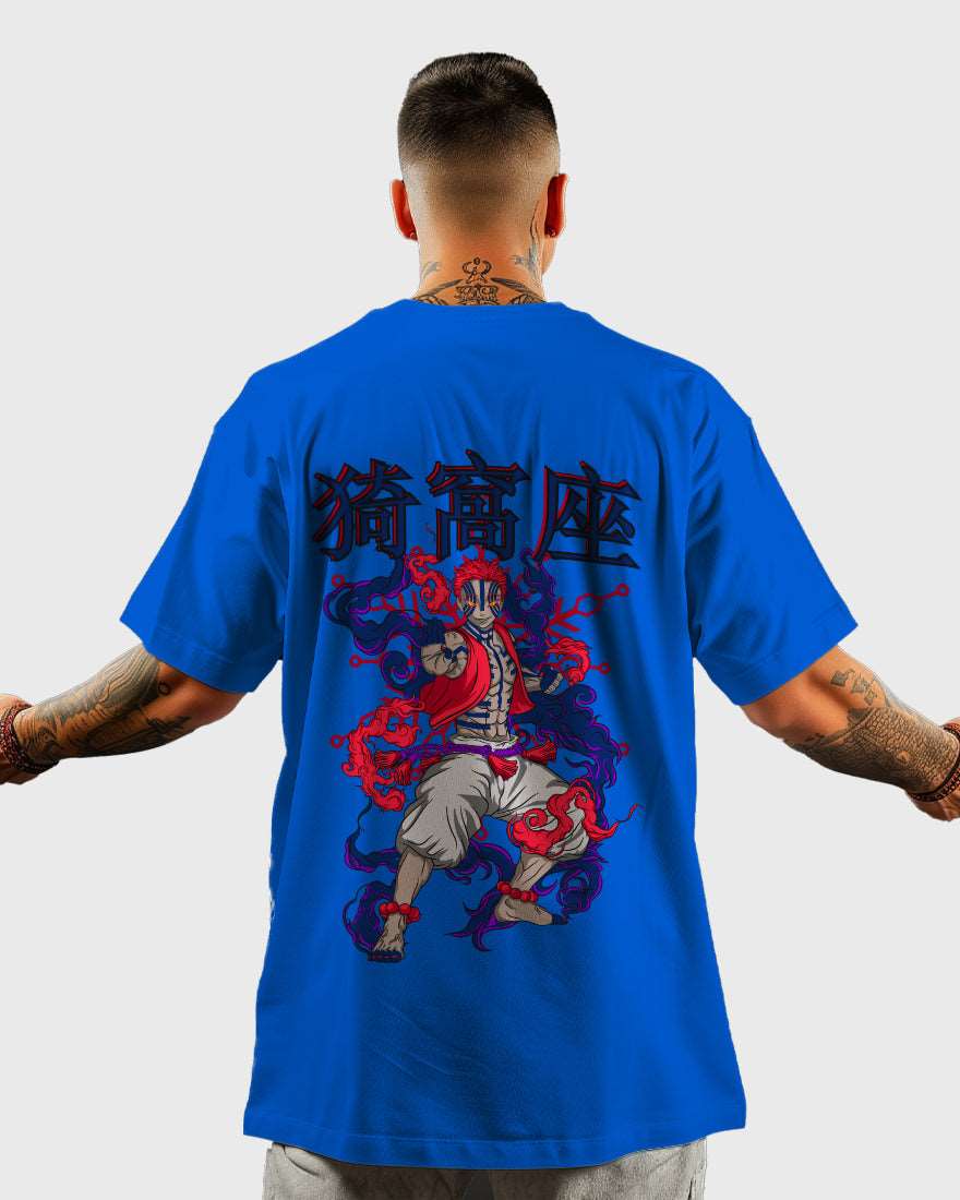 Mens Oversized Tshirt Anime Demonslayer 1