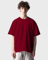 Men Oversized Tshirt Plain - Burgundy