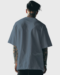 Men Oversized Tshirt Plain - Slate grey