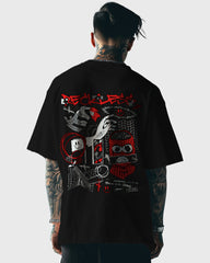 Mens Oversized Tshirt Funky Reckless