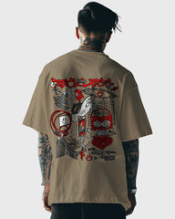 Mens Oversized Tshirt Funky Reckless