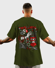 Mens Oversized Tshirt Funky Reckless