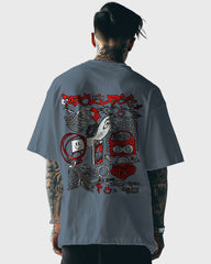 Mens Oversized Tshirt Funky Reckless