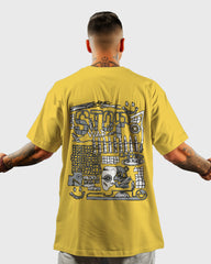 Mens Oversized Tshirt Funky Stopwar