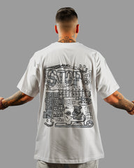 Mens Oversized Tshirt Funky Stopwar