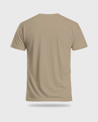 Men Regular Tshirt Plain - Dark beige