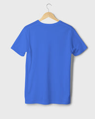 Men Regular Tshirt Plain - Royal Blue