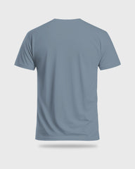 Men Regular Tshirt Plain - Slate grey