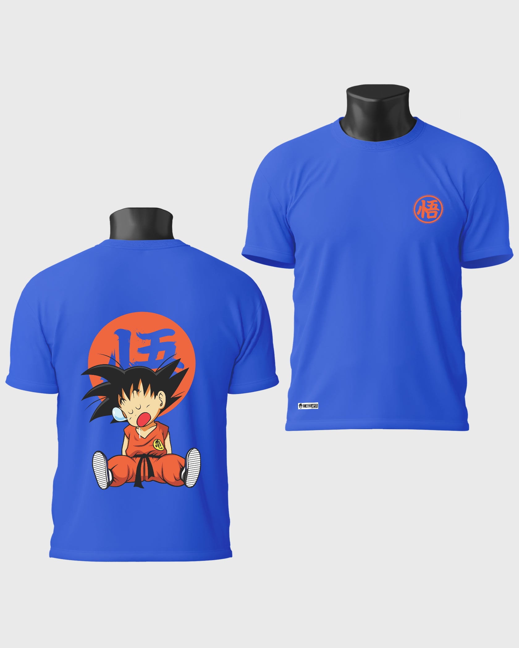 Mens Regular Tshirt Anime Dragonballz Lazy Goku