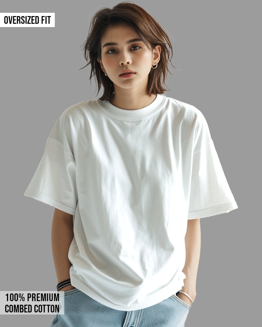 Womens Oversized Plain TShirt