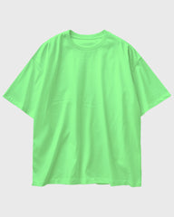 Womens Oversized Plain TShirt - Mint Green